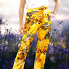 ANITA FASHION - Filagen Slim Lay Pants Flora : Yellow / Grey