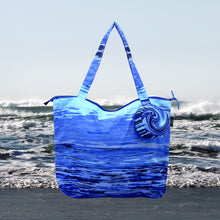  Anita Foldable Bag M - Wave : Blue