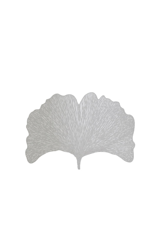 ANITA HOME - Placemat Round Leaf : Silver