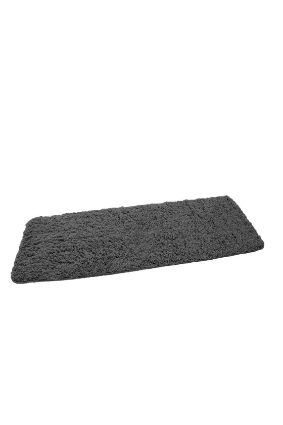 ANITA HOME - Microfiber bath mat and bedroom mat - Long 40x120 : Charcoal