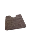 ANITA HOME - Microfiber bath mat - U shape 50x50 : Chocolate
