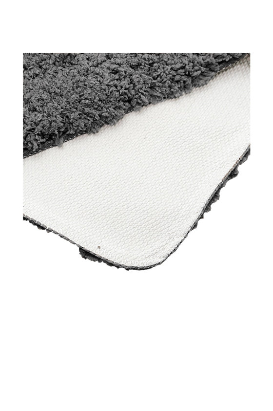 ANITA HOME - Microfiber bath mat - U shape 50x50 : Charcoal