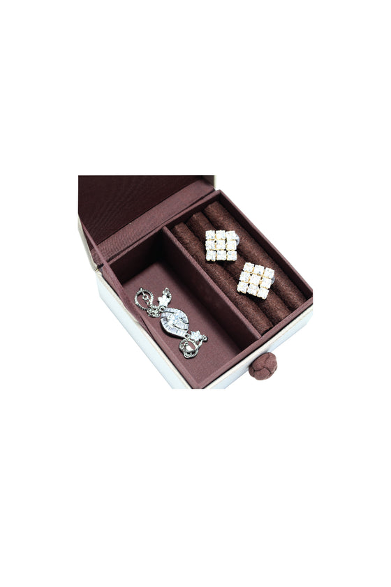 ANITA HOME - Plain Silk Jewelry Box Extra Small : Dust