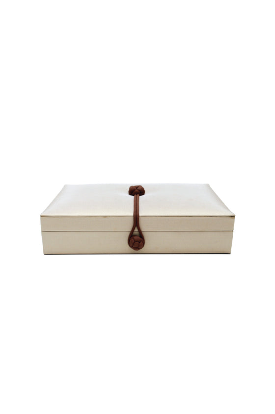 ANITA HOME - Plain Silk Jewelry Box Large : Dust