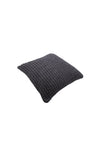 CUSHION COVER - Knit Pillow 18x18" : Charcoal