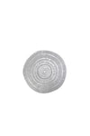 ANITA HOME - Placemat Round Ripple : Siver