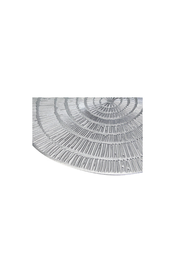 ANITA HOME - Placemat Round Ripple : Siver
