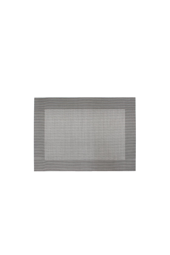 ANITA HOME - Placemat Woven Single Frame L : Silver