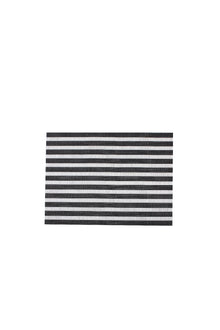  ANITA HOME - Placemat Woven Stripe Tassel L : Black