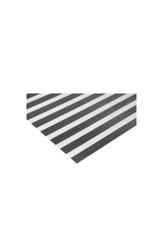 ANITA HOME - Placemat Woven Stripe Tassel L : Black