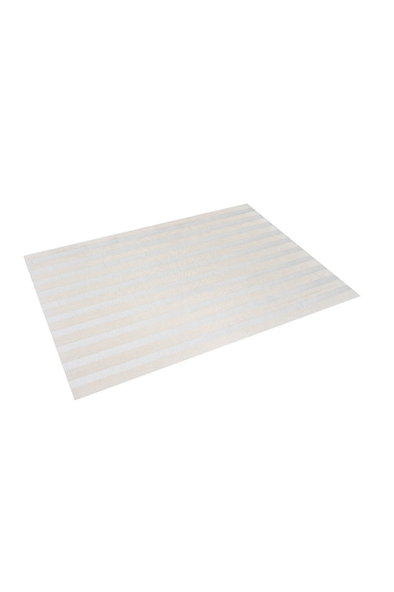 ANITA HOME - Placemat Woven Stripe Tassel L : Ivory