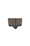 ANITA HOME - Tissue Box with Stand Weave S : Choc
