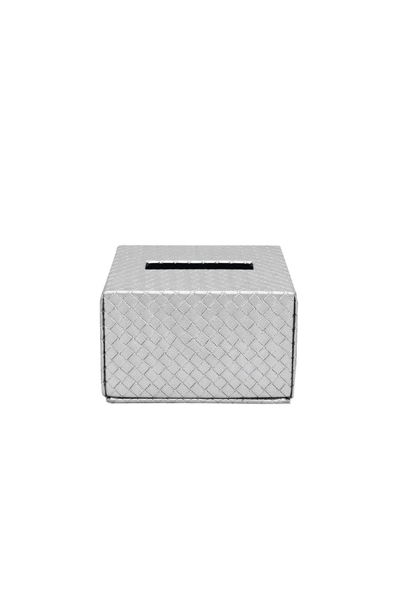 ANITA HOME - Tissue Box Weave S : Silver