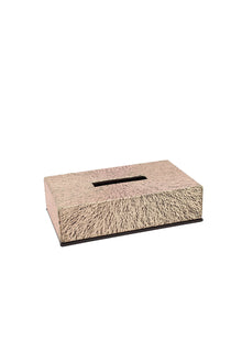  ANITA HOME - Tissue Box Metalic Root L : PinkGold