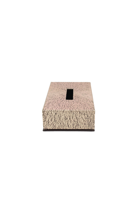 ANITA HOME - Tissue Box Metalic Root L : PinkGold