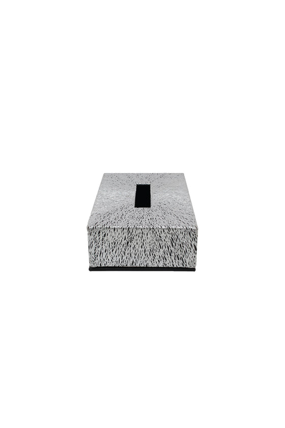 ANITA HOME - Tissue Box Metalic Root L : Silver
